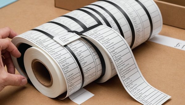 L'art de l'organisation avec le rouleau d'étiquette autocollante